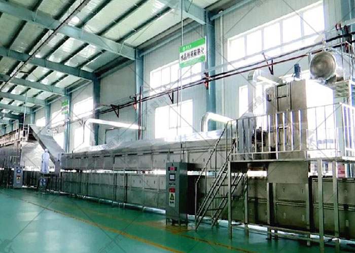 大型自動化涂布鋪漿式粉條機加工設備冷卻溫度上不去，究竟為何？